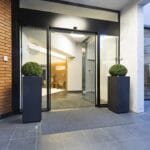 Crystal Cotton deurmat bij entree