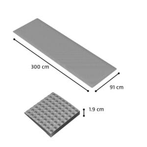 Sky Trax 91x600cm grey