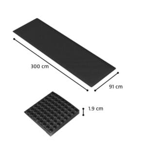 Sky Trax 91x300cm black